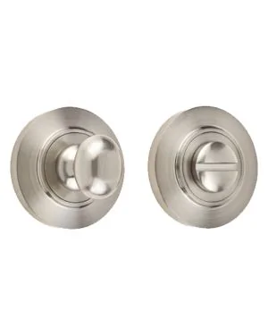 Pattern 1 Bathroom Turn - Satin Nickel