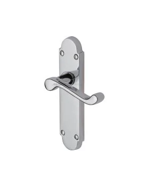 Project Hardware Door Handle Lever Latch Milton Design Polished Chrome finish