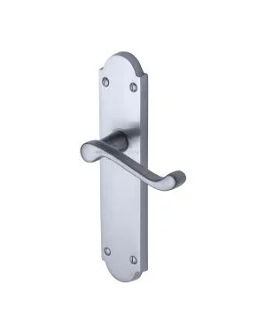 Project Hardware Door Handle Lever Latch Kensington Design Satin Chrome finish
