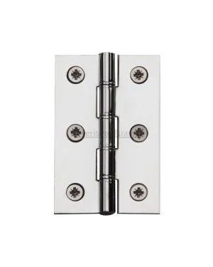 Heritage Brass Hinge Brass with Double&nbsp;Phosphor Washers 3 x 2 Polished Chrome finish