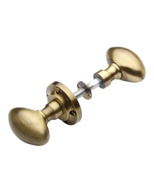 Heritage Brass Suffolk Rim Knob Antique finish&nbsp;&nbsp;(Suitable with Rim Locks only)