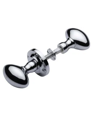 Heritage Brass Suffolk Rim Knob Polished Chrome finish&nbsp;&nbsp;(Suitable with Rim Locks only)