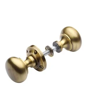 Heritage Brass Victoria Rim Knob Antique finish&nbsp;(Suitable with Rim Locks only)