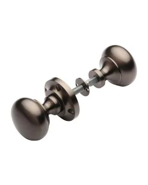 Heritage Brass Victoria Rim Knob Matt Bronze finish&nbsp;(Suitable with Rim Locks only)