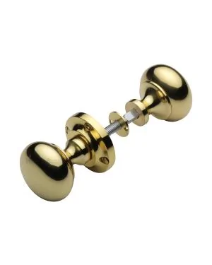 Heritage Brass Victoria Rim Knob Polished Brass finish&nbsp;(Suitable with Rim Locks only)