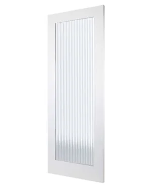 Shaker 1-Light White Reeded (Made to Measure)