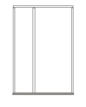 Oak External Single Door Frame with Left Handed Sidelight