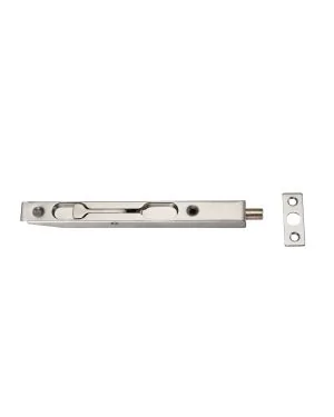 Premium 160mm Flush Bolt - Satin Stainless Steel