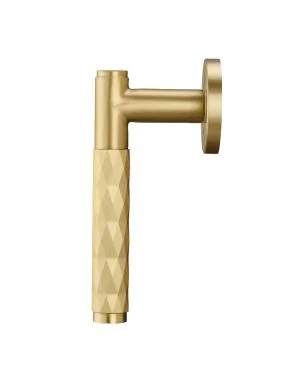 Tanata Lever Handle Pair - Satin Brass