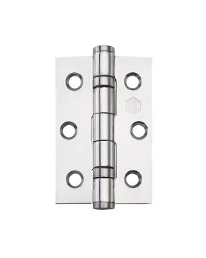 3" (76mm) Polished Stainless Steel Hinges
