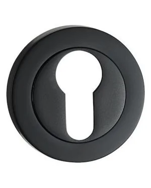 Black Euro Escutcheon