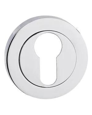 Polished Chrome Euro Escutcheon
