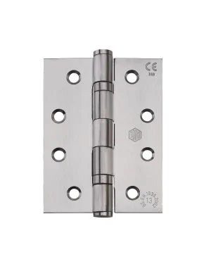 4" (102mm) Satin Stainless Steel Hinges -Pair