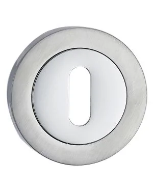 Polished & Satin Chrome Escutcheon