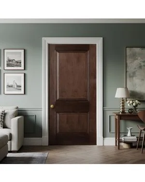 Westminster Walnut Pre-Finished Fire Door (FD30) (Bespoke)