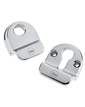 Traditional High Security Escutcheon Set - Polished Chrome