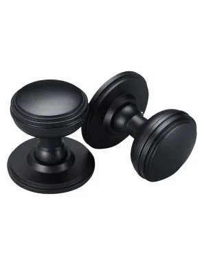 Zuppo Mortice Knobs - Midnight Black
