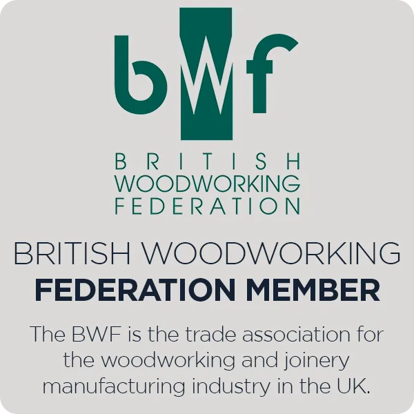 British Woodworking Federation Logo with Member Accreditation