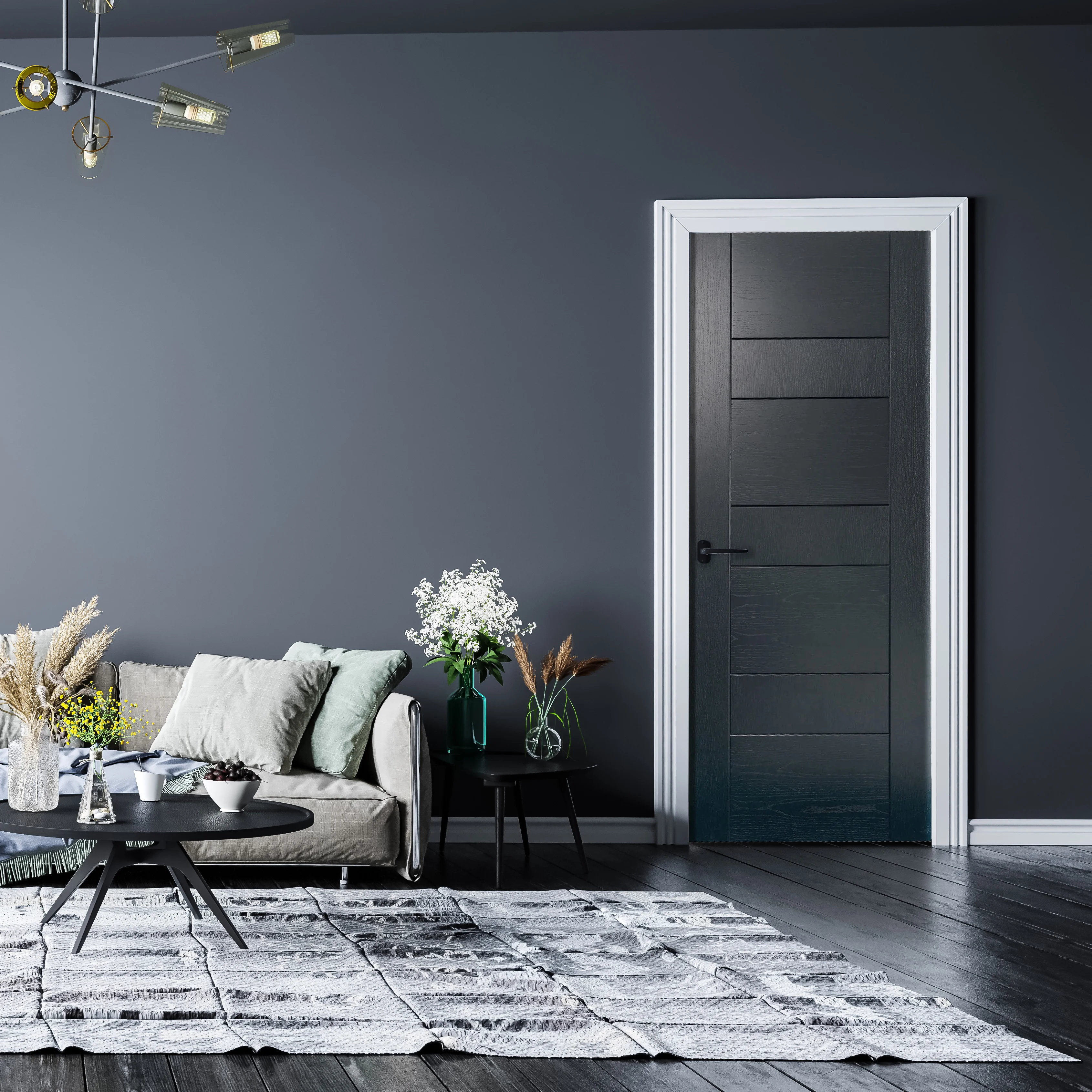 Black Edmonton Door