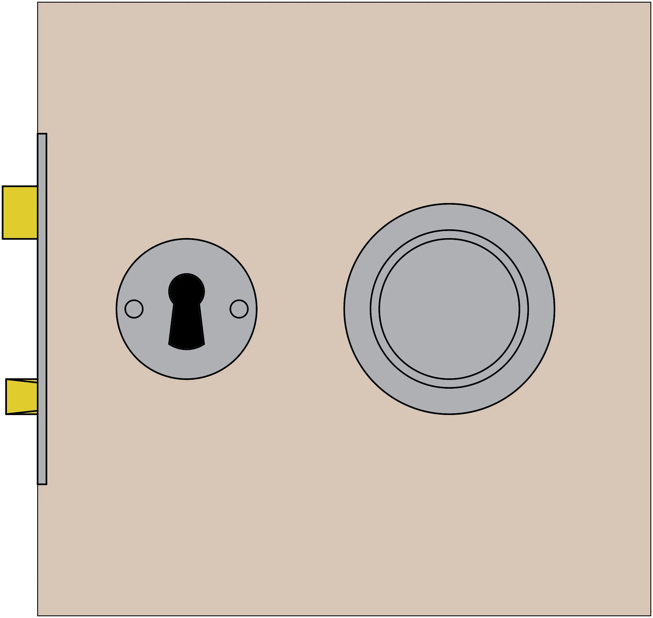 Horizontal Sashlock Configuration Diagram