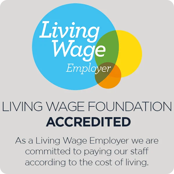 Living Wage Employer Accredited Logo