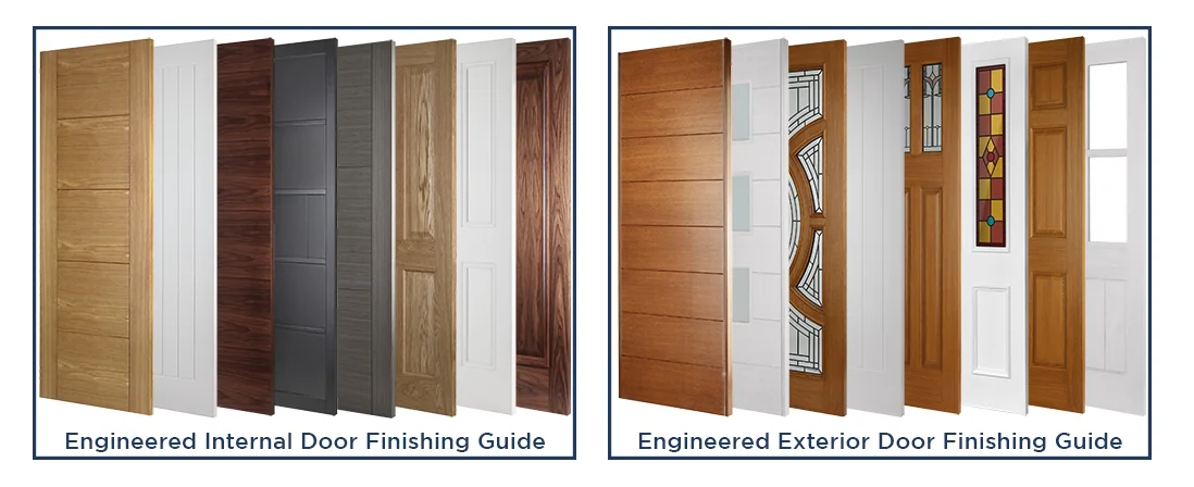 Collage of internal and external Todd Doors doors