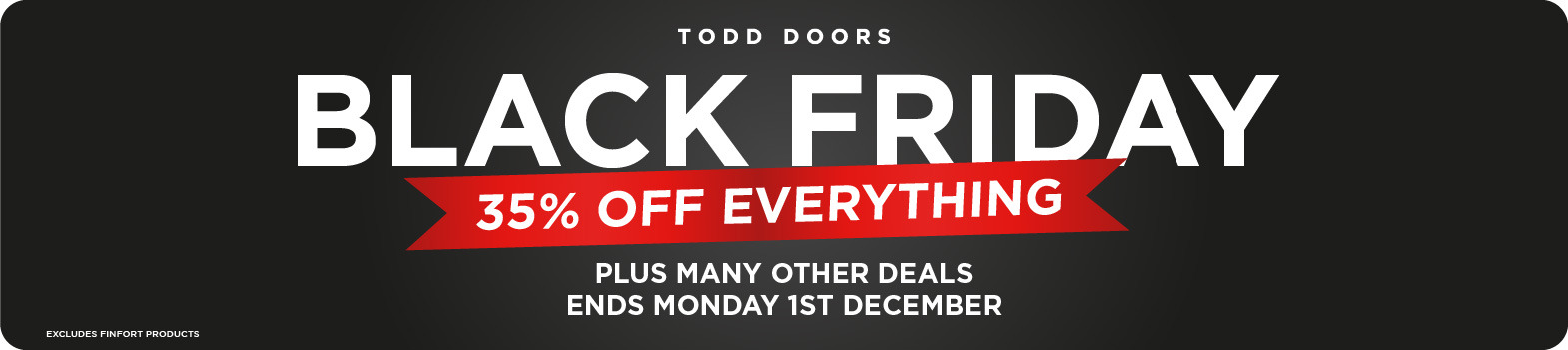 Todd Doors Sale - 30% Off Everything, Ends 30th April
