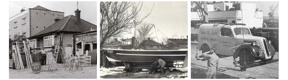 Building materials outside of his business - 1952