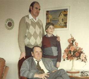 3 generations of the Todd family. Charles Todd, John Todd and Matthew Todd