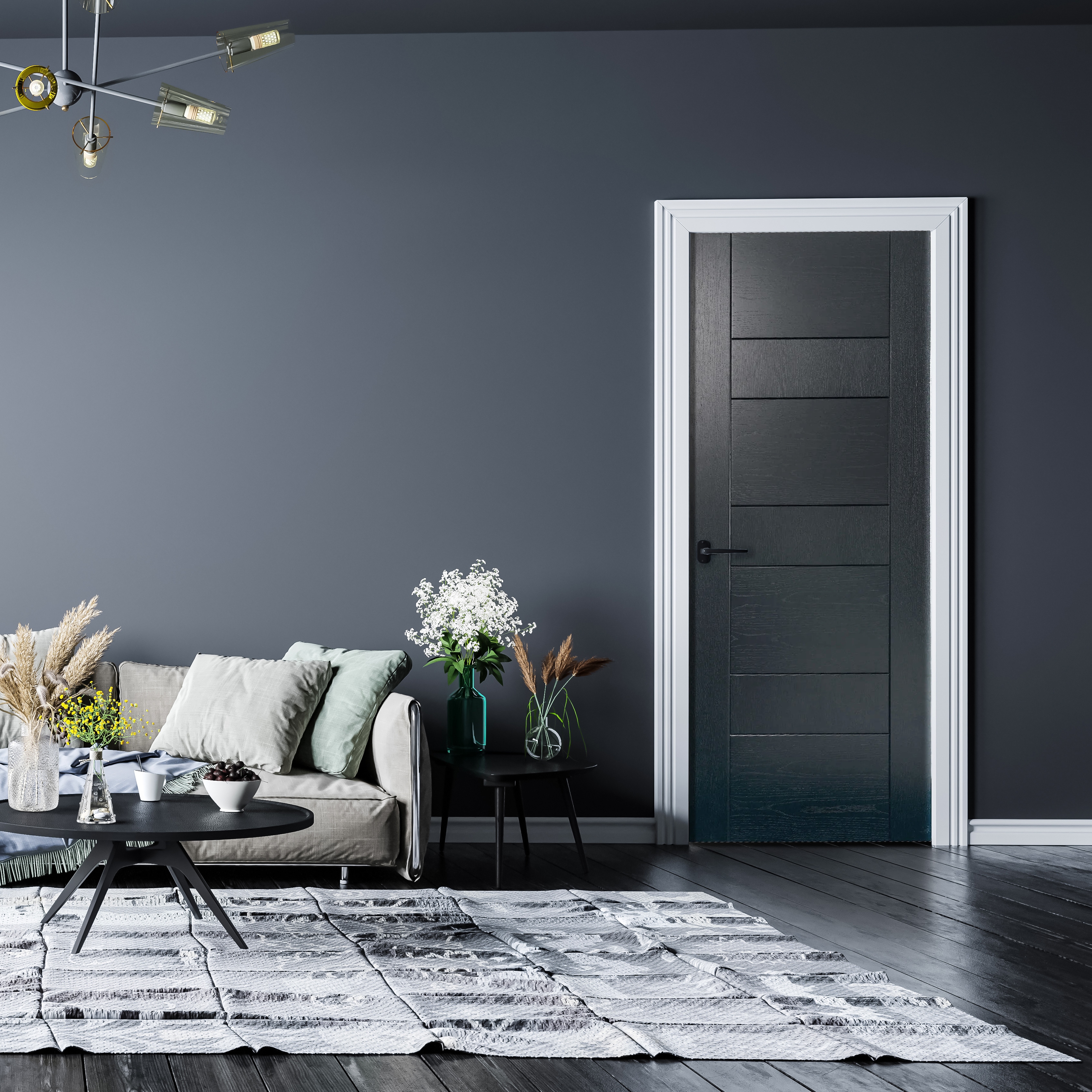 Black Edmonton Door
