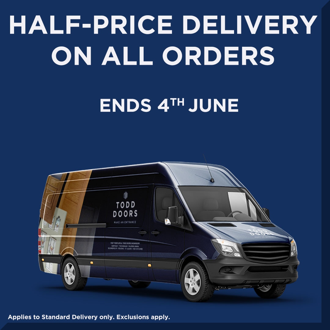 Free delivery banner when you spend over £750