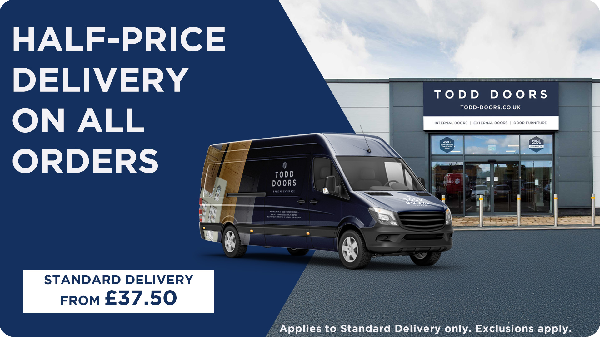 Half Price Delivery Offer