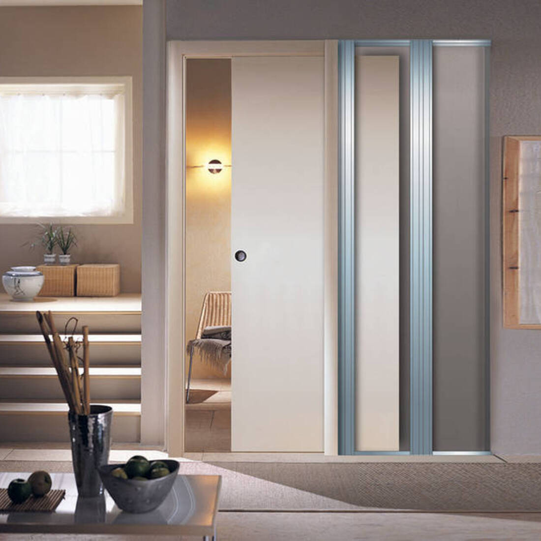 Scrigno Self Assembly Single Door Pocket Door System